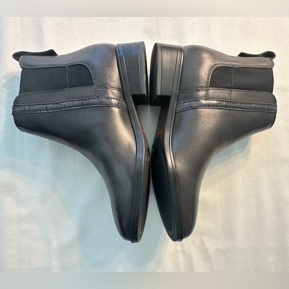 Rockport TruTech Brown Leather Ankle Boots Booties NWOT Size 5 1/2 - Picture 9 of 11